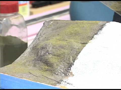 Model Railroader basic training video: How to make model railroad scenery