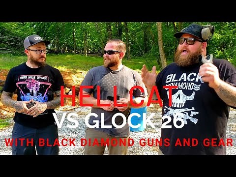 Springfield Hellcat VS G26 With Black Diamond Guns and Gear