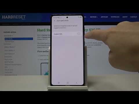 How to Activate Spell Check in SAMSUNG Galaxy S20 FE – Open Text