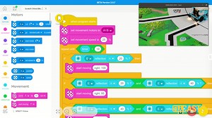 Line follow with multiple states algorithm for Color Sensor from LEGO Education SPIKE Prime