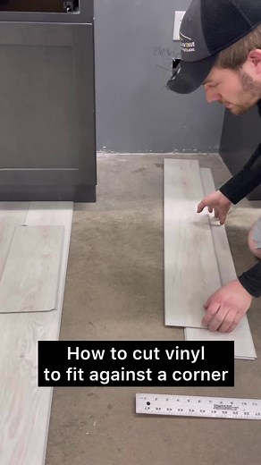 How to Cut Luxury Vinyl Plank Flooring Around Corners Easily