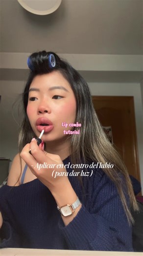 lo he subido a ig emmabeeltran_ asique aquí también #lipcombo #makeuptutorial