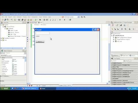 Learning to program Delphi tutorial 1 - Hello World - Pascal - Rad Studio XE2