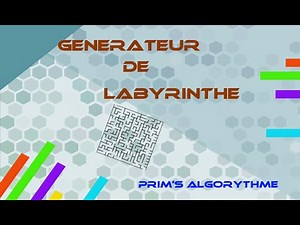 prim's algorithm // generation de labyrinthe