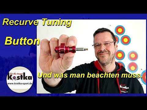 Recurvebogentuning - Button einstellen