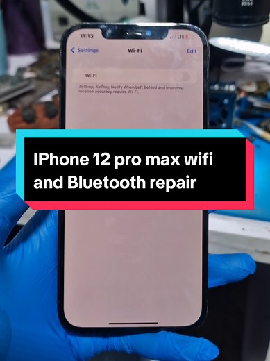 iPhone 12 Pro Max WiFi and Bluetooth Repair Guide