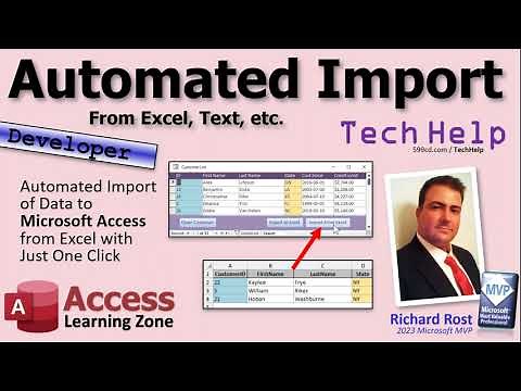 Automated Import of Data to Microsoft Access from Excel with Just One Click