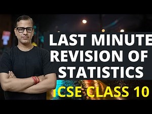 Last Minute Revision Of Statistics | Statistics One Shot | ICSE Class 10 | ‪@sirtarunrupani‬