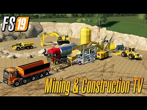 FS19 New Mining TP Map | BIG ROAD | Farming Simulator 19 Mods