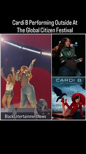 1.4K reactions · 30 shares | Cardi B is performing live Outside tonight in NYC at the Global Citizen Festival. | Black Entertainment News | Facebook