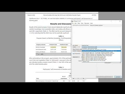 How to Calculate Sample Size with GPower