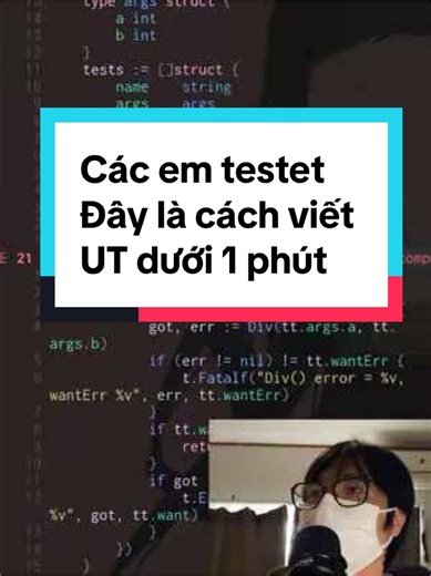 Cách viết unit test cực nhanh cho tester