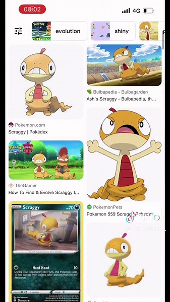 Scraggy Evolution Challenge in Pokémon TikTok
