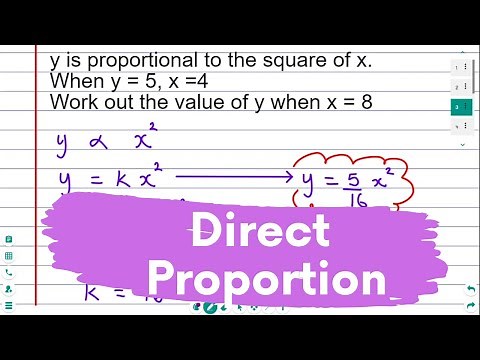 Direct Proportion