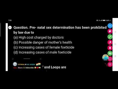 Pre - natal sex determination has been prohibited by law due to :-