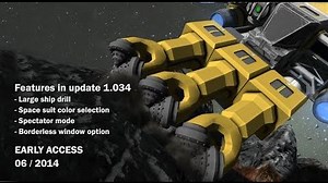 Space Engineers - Space suit color selection, large ship drills, spectator mode