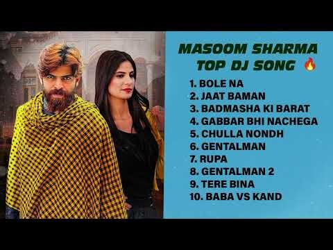 Masoom Sharma Jukebox 2025 | Gabar Bhi Nachega, Gentleman 2, Chulla Nondh & More Haryanvi Hits ✅