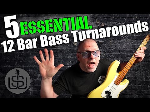 5 ESSENTIAL Turnarounds 12 Bar Blues Bass Lesson