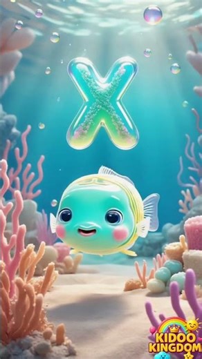 X for X-Ray Fish 🐟✨ | Alphabet Song for Kids | ABC Learning for Kids | Shorts