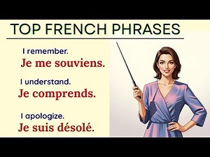 Simple FRENCH PHRASES every learner must know | learn french | easy french | Apprendre le français