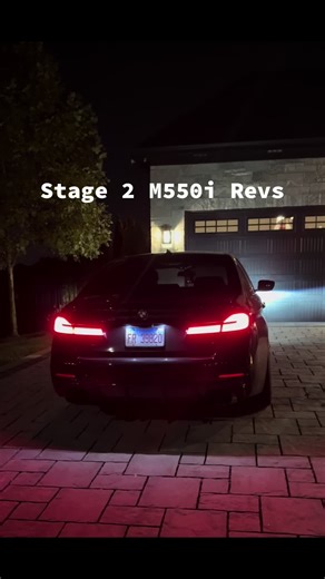 Stage 2 BMW M550i Rev Sound without Catalytic Converter