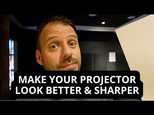 Make Your Home Theater Projector Look Better | Focus Trick for Textured Screens