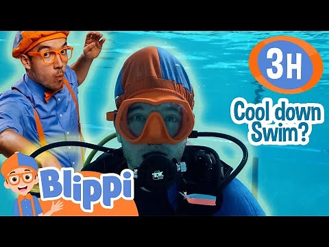 Blippi & Meekah Cool Off at the Swimming Pool | Best Friend Adventures | Educational Videos for Kids
