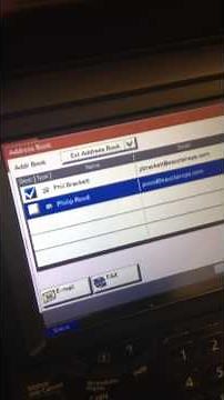 Using the Kyocera copiers to scan and email documents to yourself