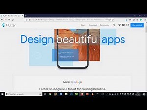 Installation of Flutter on Windows 10