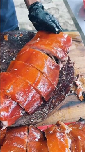 Street food | Crispy Roasted Pig –amazing Golden Crunch & Juicy Flavor# street Food