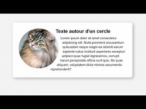 Text around an image in CSS