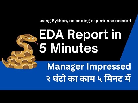Instant EDA with Python in 5 Minutes, for Sales, Accounts, ML Engineers, Analyze Data Fast