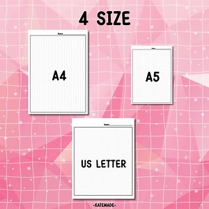 Isometric Graph Paper: A4/a5/letter Sizes (instant Download PDF) - Etsy Australia