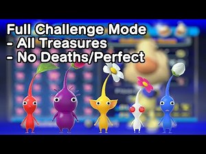 Pikmin 2 (NS) Challenge Mode - All Stages (All Treasures/No Deaths/Perfect)