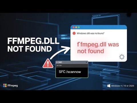 Fix ‘ffmpeg.dll Not Found’ Error on Windows – Quick & Effective Solutions!