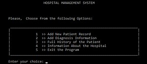 Hospital Management System In C   With Source Code - Source Code & Projects