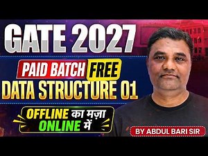 GATE 2027 | Data Structure 01| GATE Computer Science Preparation