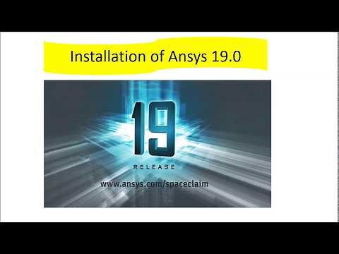 Installing Ansys 19.0 or 18.1