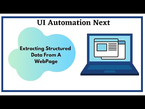 Extracting Structured Data From A Web Page | UI Automation Next Activities