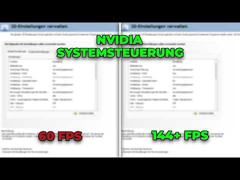 MAXIMIALE Leistung für deine Grafikkarte! | Nvidia Systemsteuerung
