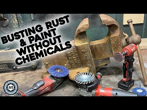 How to Restore Old Tools - Rust and Paint Removal, Without Chemicals