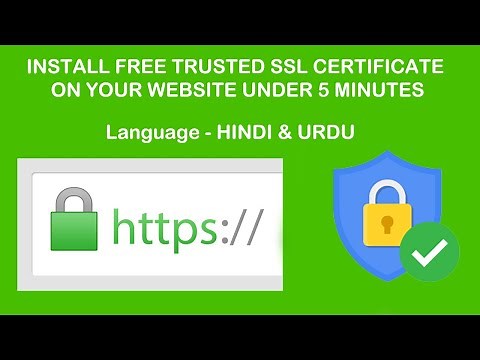 How to install FREE SSL certificate quickly on any hosting account ( SSL Manually Installation )