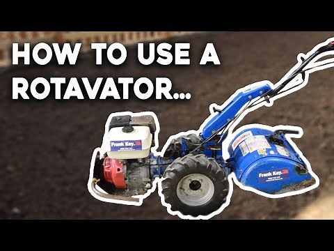 How to Use a Rotavator (Garden Tiller)