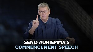 UConn Women's Basketball Coach Geno Auriemma addressed the Class of 2020 in a Virtual Commencement, but he didn't give your typical commencement speech. Check out what he had to say to #UConn20. | UConn
