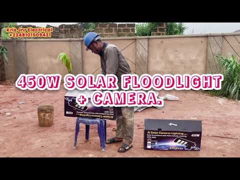 UNBOXING: 450W AI Solar Floodlight + Camera