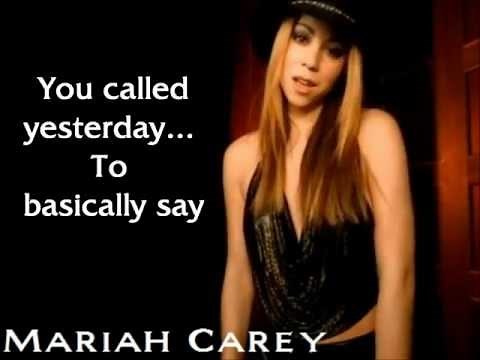 Mariah Carey - Breakdown (Lyrics)