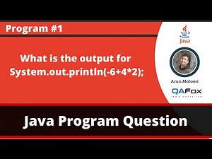 Java Program - What is the output for System.out.println(-6+4*2); ?