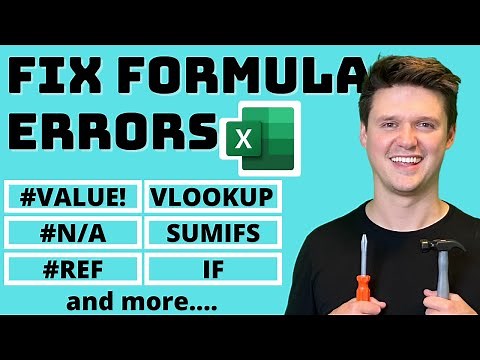 How To Fix Common Excel Formula Errors
