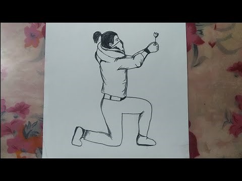 Drawing free fire propose emote