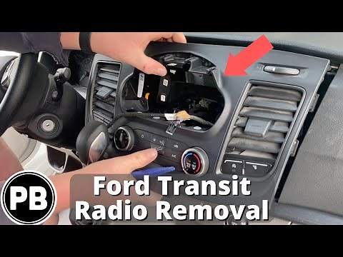 2020 - 2023+ Ford Transit Radio Removal